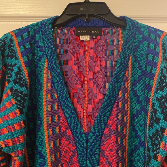Pavo Real cardigan  Size M - Picture 4 of 9